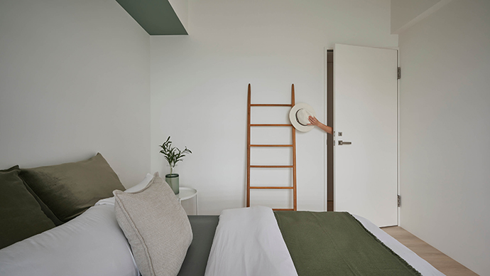 成都装修公司非梵家家居装修案例分享：60㎡日式小二居，原木风，真的很温馨-卧室2