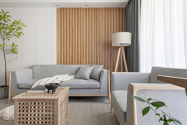 非梵家家居|现代日式装修案例：用木材呈现家中现代、温馨的感觉-客厅5