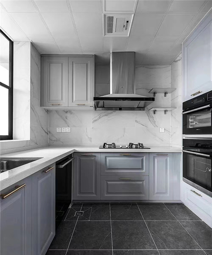 成都全包装修公司非梵家家居装修案例厨房效果图：看不腻的现代简美 有情调有格调